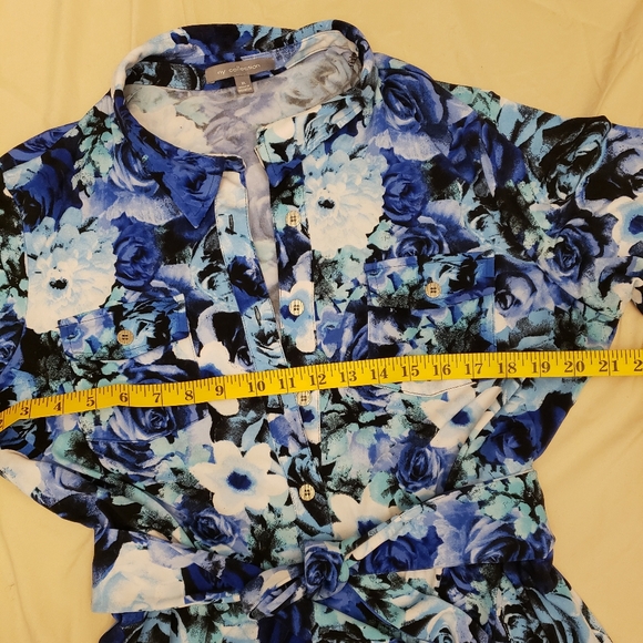 NY Collection Shirt Dress XL GUC - Picture 3 of 3